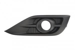 Grila bara fata dreapta potrivit HONDA CR-V 4 IV 2012-2014 - cu locas proiectoare, plastic, negru