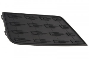 Grila bara fata Stanga fara orificiu halogen, plastic, negru potrivit SEAT LEON, LEON SC, LEON ST, LEON ST/combi 2012-2020