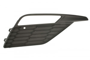 Grila bara Stanga FR, cu locas proiector, plastic, negru potrivit SEAT LEON, LEON SC, LEON ST, LEON ST/combi 2012-2020 dupa 2016