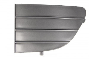 Grila bara Stanga plastic, argintiu, TUV potrivit ABARTH PUNTO EVO; FIAT PUNTO, PUNTO EVO, PUNTO EVO/HATCHBACK dupa 2008 2008-2012