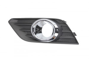 Grila bara Stanga TYP II, cu locas proiector, crom/negru potrivit OPEL MOKKA / MOKKA X dupa 2012 2012-2016