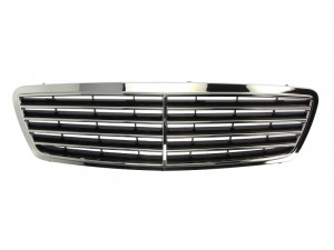 Grila fata potrivit MERCEDES Clasa C T-MODEL S203, C W203 2000-2004 - AVANTGARDE, negru/crom