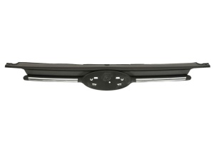 Grila radiator cu dunga, crom/negru potrivit FORD TOURNEO CUSTOM V362, TRANSIT CONNECT, TRANSIT CONNECT V408/MINIVAN, TRANSIT COURIER B460 1.0H-2.2D dupa 2012 dupa 2012