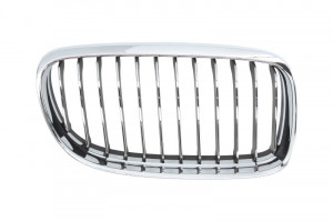 Grila radiator Dreapta potrivit BMW 3 (E90), 3 (E91) 1.6-4.4 2004-2012 pana in 2012 - (crom/negru)