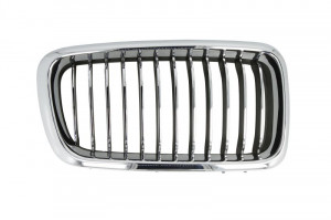 Grila radiator Dreapta potrivit BMW 7 (E38) 2.5D-5.4 1994-2001 pana in 2001 - (crom/negru)