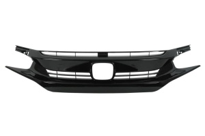 Grila radiator potrivit HONDA CIVIC X 2015-2018 - (negru lucios, CAPA)