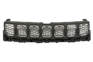 Grila radiator potrivit JEEP COMPASS II dupa 2021 - (negru/crom)
