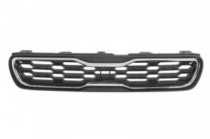 Grila radiator potrivit KIA SOUL I 1.6/1.6D/1.6LPG 2009-2014 pana in 2014 - (crom/negru)