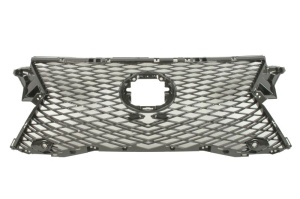 Grila radiator potrivit LEXUS RX AL20 2015-2022 - (cu gaura pentru camera, cu orificii ale senzorului de parcare; F-SPORT)