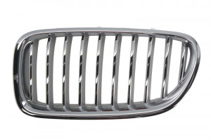 Grila radiator Stanga crom/titan potrivit BMW Seria 5 F10, 5 F11 1.6-4.4 2009-2017