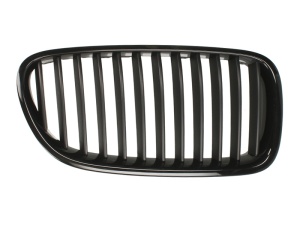 Grila radiator Stanga potrivit BMW 5 (F10), 5 (F11) 2.0-4.4 2009-2017 dupa 2009 - (negru/negru lucios)