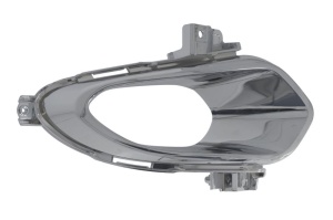 Grila ventilatie bara fata stanga potrivit KIA CEED II JD 2012-2015 - (cu orificii lampa ceata, crom, SPORT)