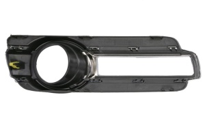 Grila ventilatie bara fata stanga potrivit MITSUBISHI PAJERO IV FL dupa 2015 - (cu orificii lampa ceata, negru/crom) - Img 2