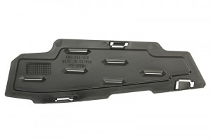 Grila ventilatie bara protectie fata dreapta potrivit BMW 3 G20, G21 dupa 2019 - (interior part; cu orificii LED, plastic, negru-mat, pachet M) - Img 2