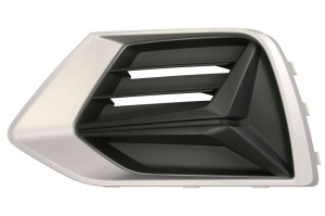 Grila ventilatie bara protectie fata stanga potrivit AUDI Q3 F3 dupa 2018 - (negru/lucios/gri)