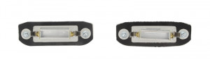 Iluminare numar inmatriculare stanga/dreapta set potrivit VOLVO C30, C70 II, S40 I, S40 II, S60 I, S60 II, S80 I, S80 II, V40, V50, V60 I, V70 II, V70 III, XC60 I, XC70 II, XC90 I, XC90 II dupa 1999 - Img 2