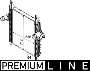 Intercooler potrivit MAN TGL I, TGL II, TGM I, TGM II, TGS II D0834LFL68-D2676LFAE 04.05- - Img 3