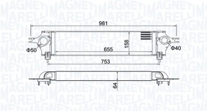 Intercooler potrivit NISSAN QASHQAI I 1.5D/2.0D 11.06-04.14 - Img 2