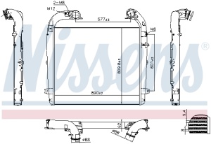 Intercooler potrivit SCANIA G I, P I, R I DC09.108-DC9.39 04.04-05.19 - Img 3