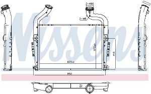 Intercooler potrivit SCANIA P I DC09.108-OC9.G05 01.03-05.19 - Img 3