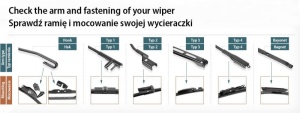 Lama stergatoare Jointless Fata cu spoiler (2buc) AR728S Aerotwin Retrofit 550/475mm potrivit ALFA ROMEO 145, 146; BMW 3 (E46); CADILLAC CTS; CHEVROLET LACETTI, NUBIRA; CHRYSLER NEON II 10.94- - Img 3
