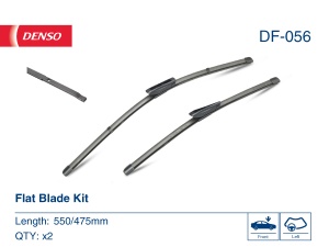 Lamela stergator (2 buc.) Flat Blades 550/475mm potrivit DACIA DUSTER, LOGAN II, SANDERO II; RENAULT DUSTER, LOGAN II, LOGAN/STEPWAY II, SANDERO/STEPWAY I, SANDERO/STEPWAY II, THALIA III 10.12- - Img 4