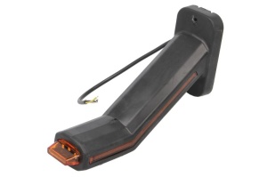 Lumina clarificare dreapta, portocaliu/rosu/alb, LED, suprafata, lungime cablu 400mm, cu brat lung, 12/24V (cu functie de semnalizator lateral, IP6K9K) - Img 3