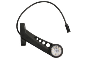 Lumina clarificare dreapta, rosu/alb, LED, 12/24V (cu clemă pentru fir plat, conector: CLICK-IN/JAEGER) - Img 2