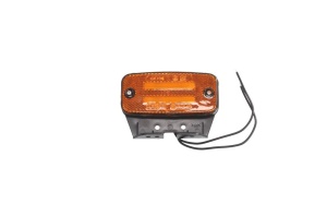 Lumina clarificare lumini, portocaliu, LED, inaltime 54,2mm; latime 114,4mm; adancime 22,3mm cu suport, 12/24V - Img 1