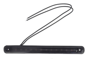 Lumina delimitare stanga/dreapta, forma: dreptunghiular, portocaliu/fumuriu, LED, inaltime 20,5mm; adancime 10,4mm lungime cablu 240mm, 12/24V (IP6K9K) - Img 1