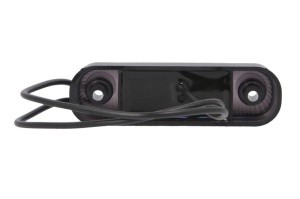 Lumina delimitare stanga/dreapta, forma: oval, portocaliu/fumuriu, LED, inaltime 24mm; latime 84mm; adancime 25mm lungime cablu 240mm, 12/24V (IP6K9K) - Img 2