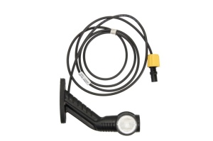 Lumina delimitare stanga, portocaliu/rosu/alb, LED, inaltime 15,5mm lungime cablu 2000mm, pe brațul lung, 24V - Img 3