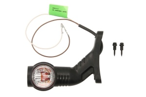Lumina delimitare stanga; SUPERPOINT III, portocaliu/rosu/alb, T4W brat scurt, 24V (SUPERPOINT III) - Img 1