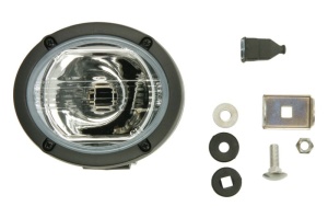 Lumina lucru (H3, 12/24V, 70W, lungime: 104mm, inaltime: 120mm, adancime: 100mm, carcasa din plastic; Conector AMP; montare laterala; Optica FF) - Img 1