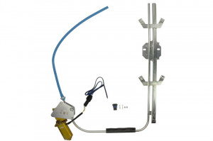 Macara geam Fata Dreapta potrivit MERCEDES G (W460), G (W463) 1980-1997 - (electric, cu motor)