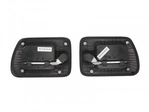 Maner set stanga/dreapta exterior, cu chei, cu incuietoare, negru IVECO EUROCARGO I-III, EUROTECH MH, EUROTECH MP, STRALIS intre 2003-2010 - Img 2
