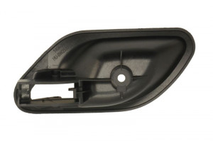 Maner usa Fata/Spate Dreapta interior, crom/negru potrivit BMW Seria 5 E39 2.0-4.9 1996-2004 - Img 2