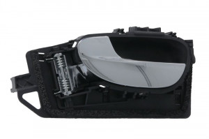Maner usa Fata/Spate Stanga potrivit PEUGEOT 307, 307/combi 1.4-2.0D 2000-2012 - (interior, crom/negru)