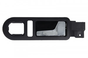 Maner usa Fata Stanga (interior, crom/negru) potrivit VW NEW BEETLE 1.4-3.2 01.98-10.10 - Img 1