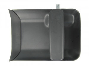 Maner usa glisanta Dreapta Spate potrivit PEUGEOT PARTNER 1996-2008 - (exterior; negru)