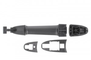 Maner usa glisanta Stanga/Dreapta Spate potrivit MERCEDES SPRINTER 906; VW CRAFTER 2E 2006-2018 - (exterior; negru) - Img 2