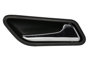 Maner usa spate dreapta potrivit MERCEDES A-KLASA W169, B-KLASA W245 2004-2012 - (interior, negru/crom)