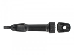Maner usa Stanga/Dreapta Fata potrivit MITSUBISHI L 200 / TRITON 2005-2010 - (exterior, cu gaura pentru incuietoare; negru) - Img 2
