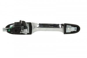 Maner usa Stanga Fata potrivit FIAT 500 2007-2015 - (exterior, cu gaura pentru incuietoare; crom) - Img 2