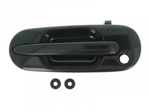 Maner usa Stanga Fata potrivit HONDA CR-V I; ROVER 400 1995-2002 - (exterior, cu gaura pentru incuietoare; negru/grund)
