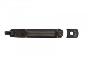 Maner usa Stanga Fata potrivit NISSAN QASHQAI I J10, ROGUE I, X-TRAIL II T31 2006-2014 - (exterior, cu gaura pentru incuietoare; negru/grund)
