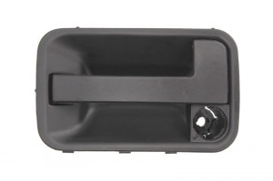 Maner usa Stanga Fata potrivit PEUGEOT 806, EXPERT 1994-2003 - (exterior, cu gaura pentru incuietoare; negru)