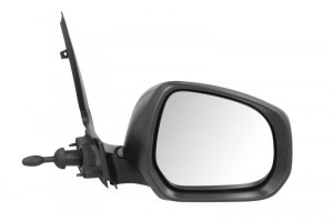 Oglinda dreapta mecanica crom OPEL AGILA SUZUKI SPLASH - Img 1