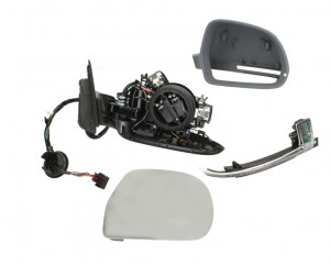 Oglinda dreapta potrivit AUDI A3 2008-2012 - electrica incalzita, grunduita