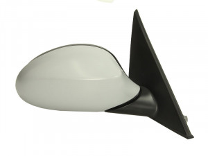 Oglinda dreapta potrivit BMW Seria 1 2003-2013 - electrica, asferic, incalzita, albastra, grunduita